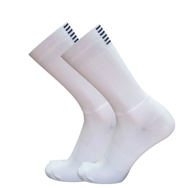 Neue Pro-Team Aero-Socken Rutschfeste Silikon-Radsocken für Herren Fahrrad-Sport-Laufsocken Calcetines Ciclismo