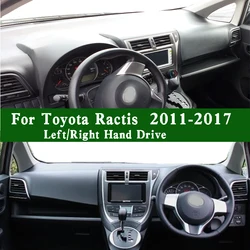 For Toyota Ractis Verso X G S DBA NCP120 2011-2017 Dashmat Dashboard Cover Instrument Panel Pad Dash Mat Car-styling Ornaments