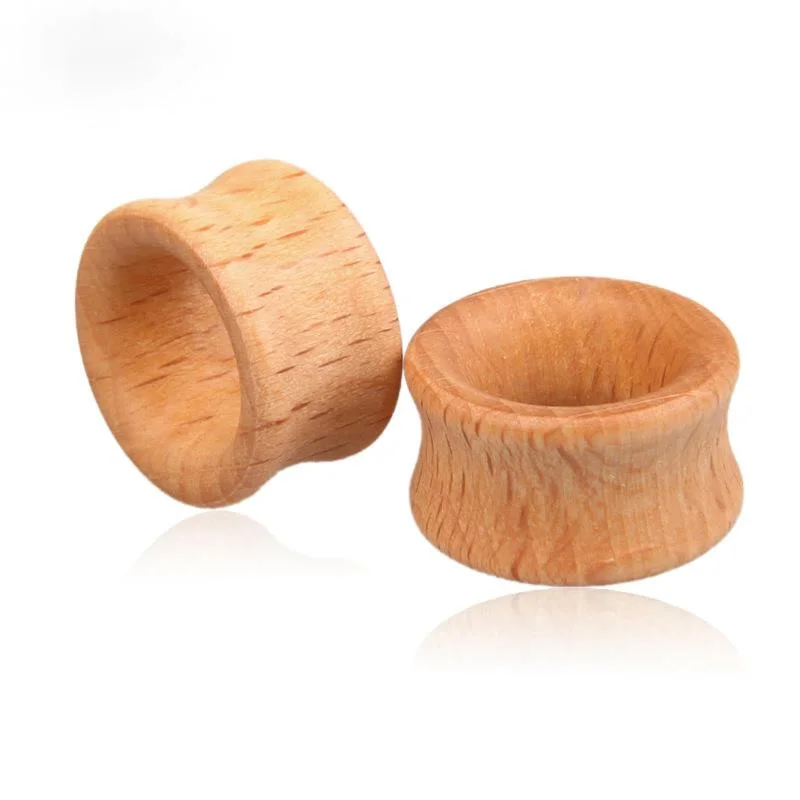 70pcs Rosewood Hollow Ear Plug Piercing Jewelry Hot Sale Funny Jewelry Flesh Tunnel Jewelry Wood 8-20mm