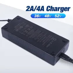 Ebike Lithium Li-ion Battery Charger Pack Charger Electric Bike DC XLR RCA Plug EU 36V 42V 48V 54.6V 52V 58.8V