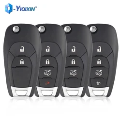 YIQIXIN Car Flip Remote Key Shell Case 2/3/4 Buttons For Chevrolet Cruze Aveo 2014-2018 Insigni Trailblaze Malibu 2015+ Onix