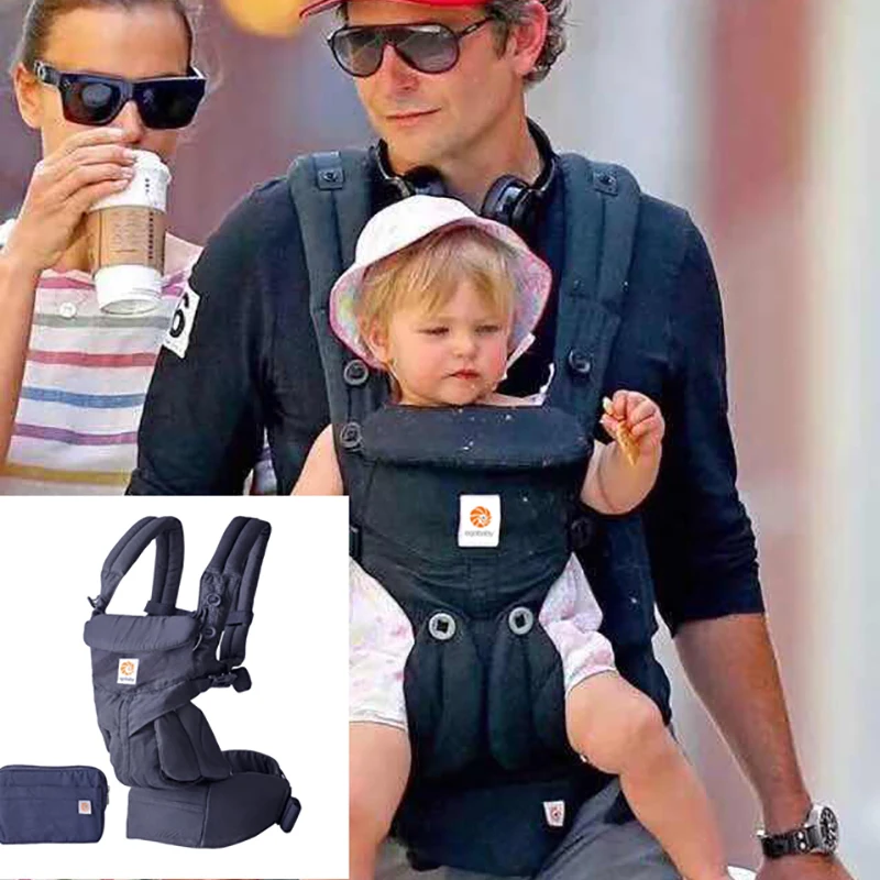 Ergobaby Omni Draagzak Katoen Ademend Ergonomische Rugzakken Houder Schouder Taille Riem Sling Bretels 360°