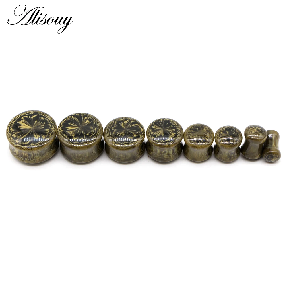 Unique Resin Ear Plugs Flesh Tunnels