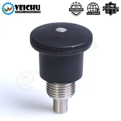 VCN218 Stainless Steel Dowel Black Knob Non Lock-Out Index Plungers Fine/Coarse Thread Mini Indexing Plunger