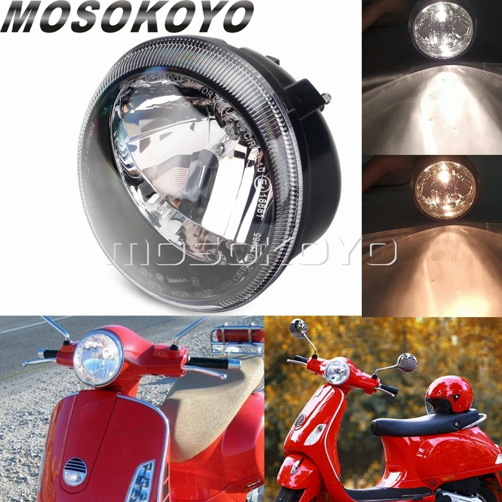 Motorcycle Headlight Bulb E4 Mark Approved Hi/Lo Beam Front Head Light Lamp For GT GTS 125 200 250 300 GTS300 GTS250 GTS 250 300