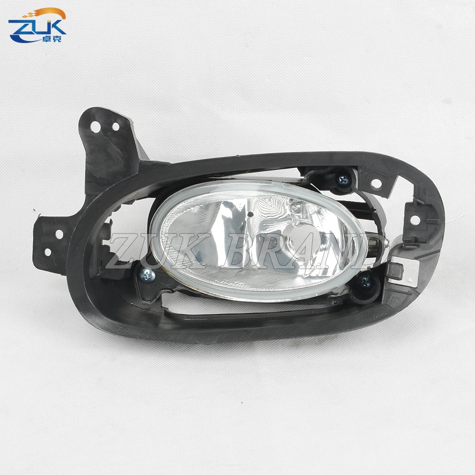 ZUK Front Bumper Fog Lamp Set For HONDA FIT JAZZ GE 2012-2014 Car Reflector Light Foglight Foglamp Kit With Cable Swtich Bulb