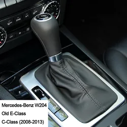 Pommeau de levier de vitesse automatique avec démarrage, noir, pour Mercedes Benz W204, ancienne classe E C204 C63 C300 C250 (2008 – 2013), accessoires automobiles