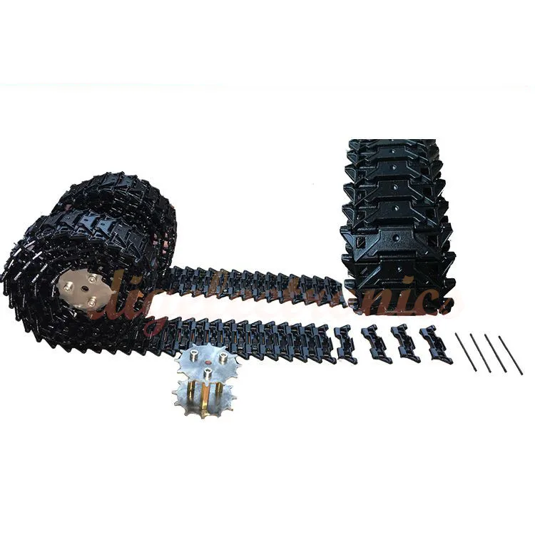 

M41A1-3 Metal Tracks Caterpillar Crawler Chain for Tank Car Robot Chassis RC Smart Robot Model Assembly Accessories