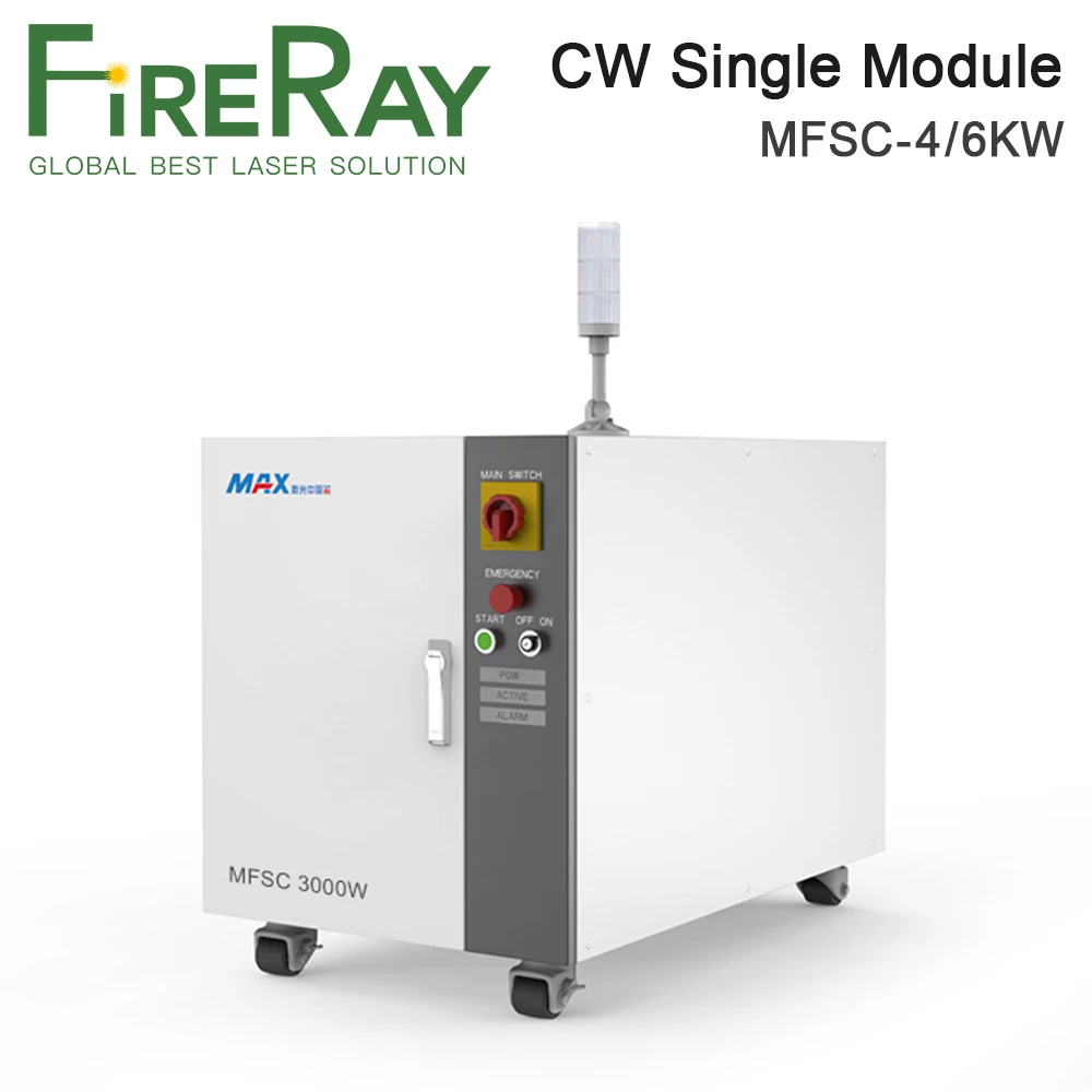 Módulo único MAX Fuente láser de fibra continua MFSC 4000W 6000W Módulo láser para máquina de corte y soldadura láser de fibra