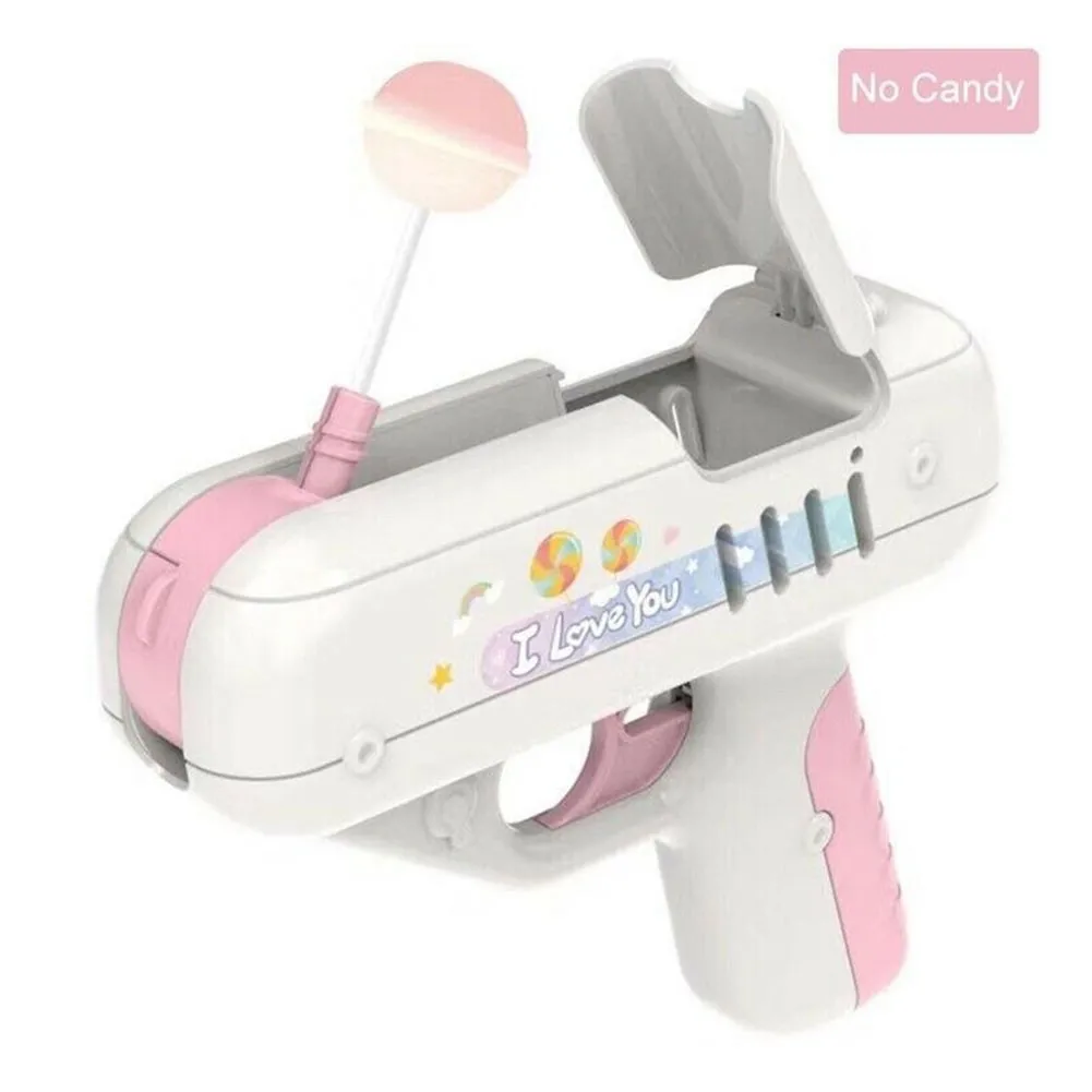 Music Light candy Mini Lollipop Gun Candy Cute Animal Love Surprise For Boyfriend Creative Kid Baby Children Toy Girlfriend Gift