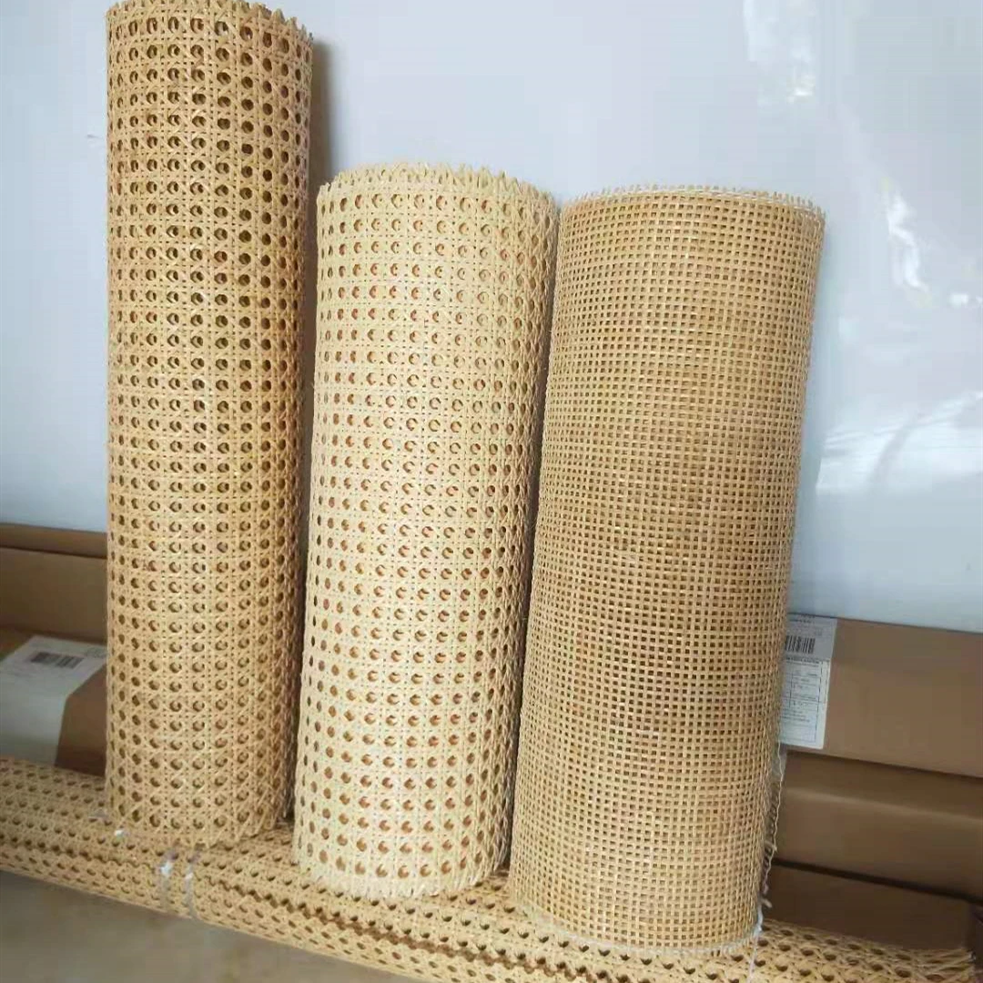 30-90CM Natural Real Rattan Wicker Indonesian Checkered Cane Webbing Wardrobe Shoe Cabinet Accessories