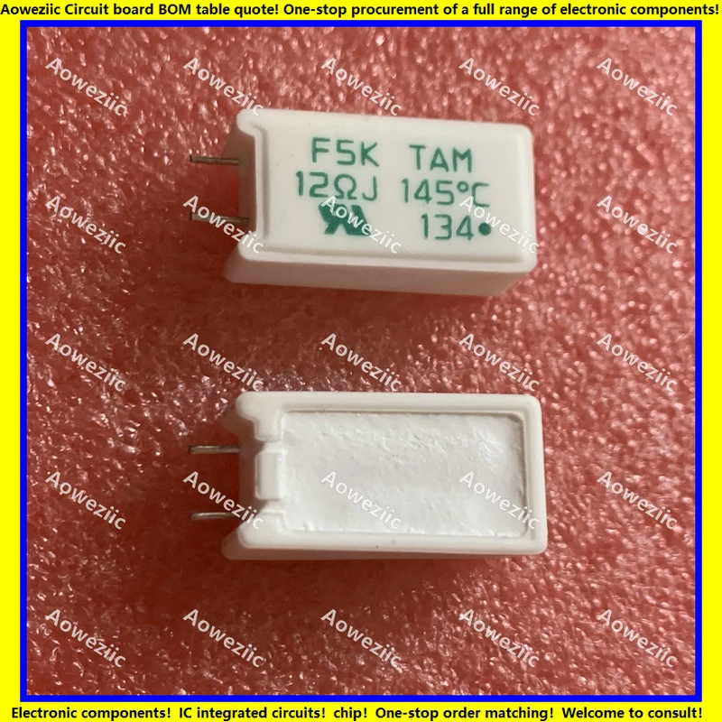 1Pcs/Lot With Temperature Vertical Cement Resistance F5K120J14 F5K TAM 12ΩJ 145℃ For 5W12RJ 5W12R 5W12Ohm Ceramic Resistor 5%