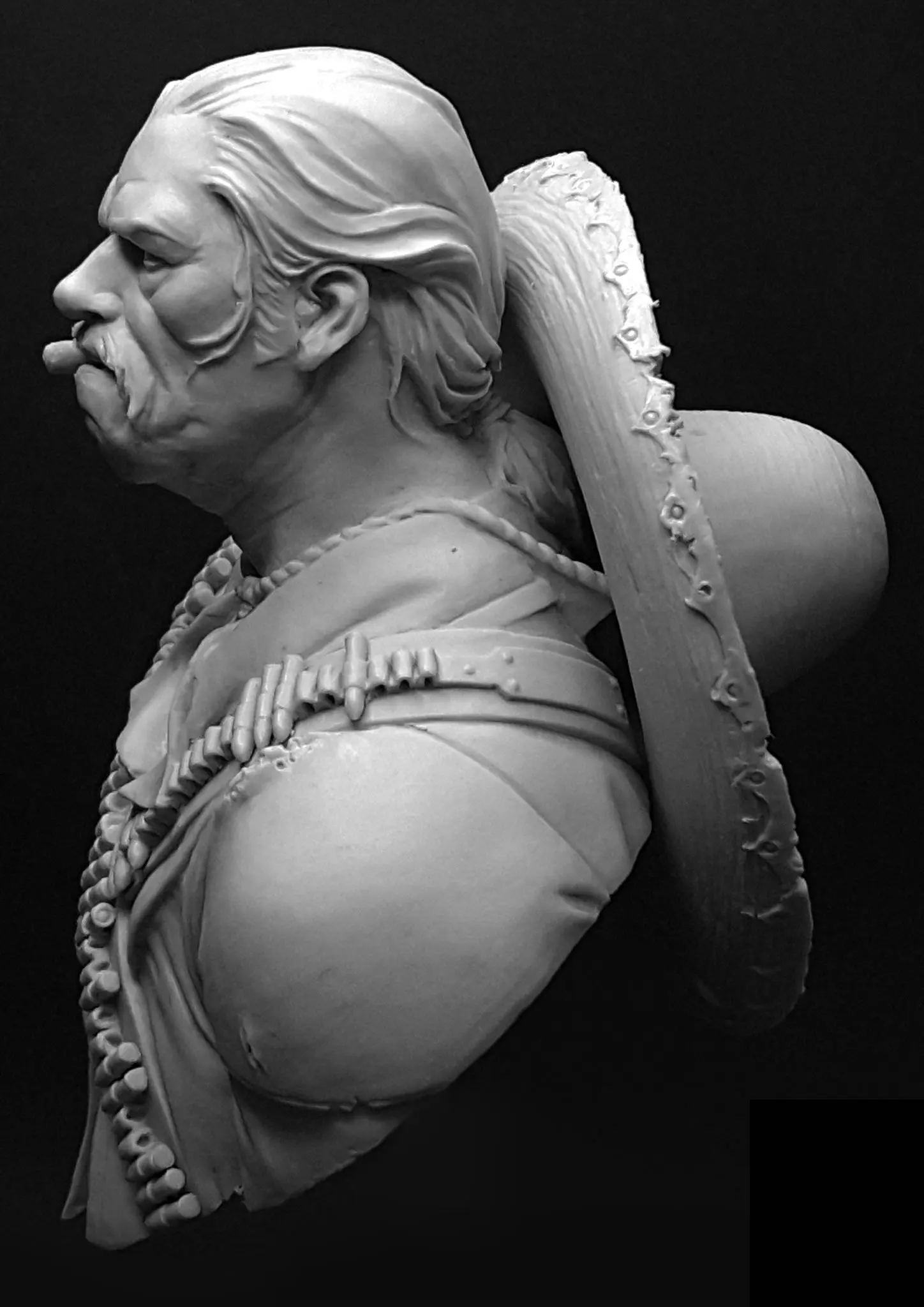 

85x67mm Resin Model Bust GK，Unassembled and unpainted kit