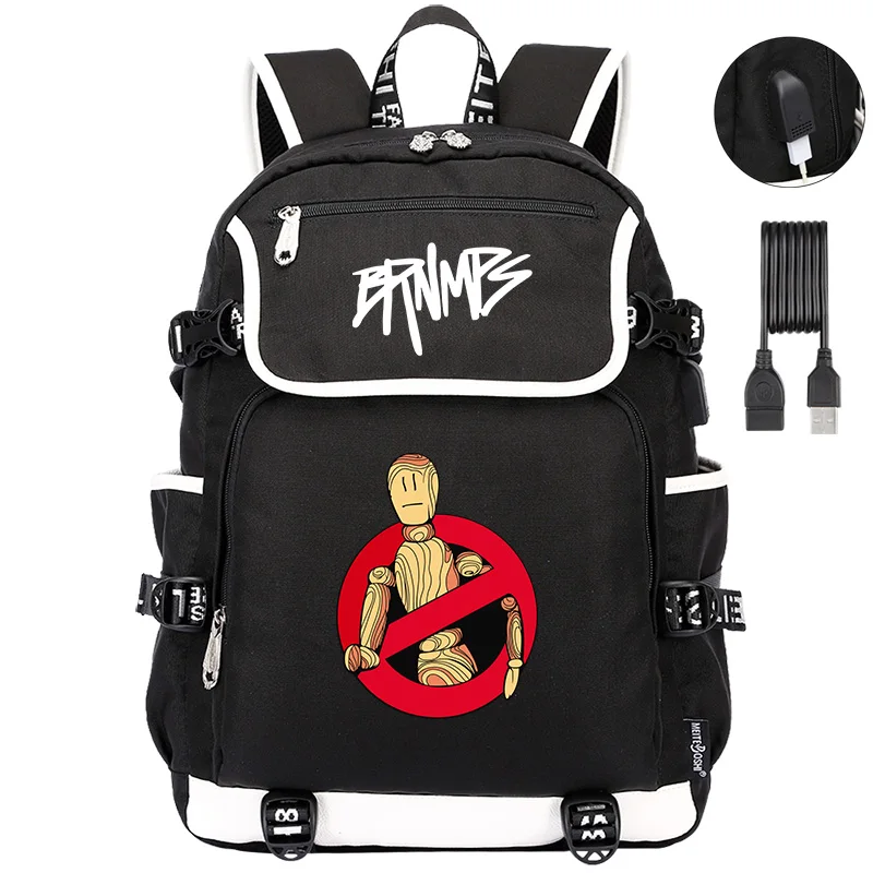 

2022 NEW Brian Maps Children Backpack Book Bags ВБрайн Мапс Print Boy Girl Backpacks Fashion Teenagers USB Traveling Backpack