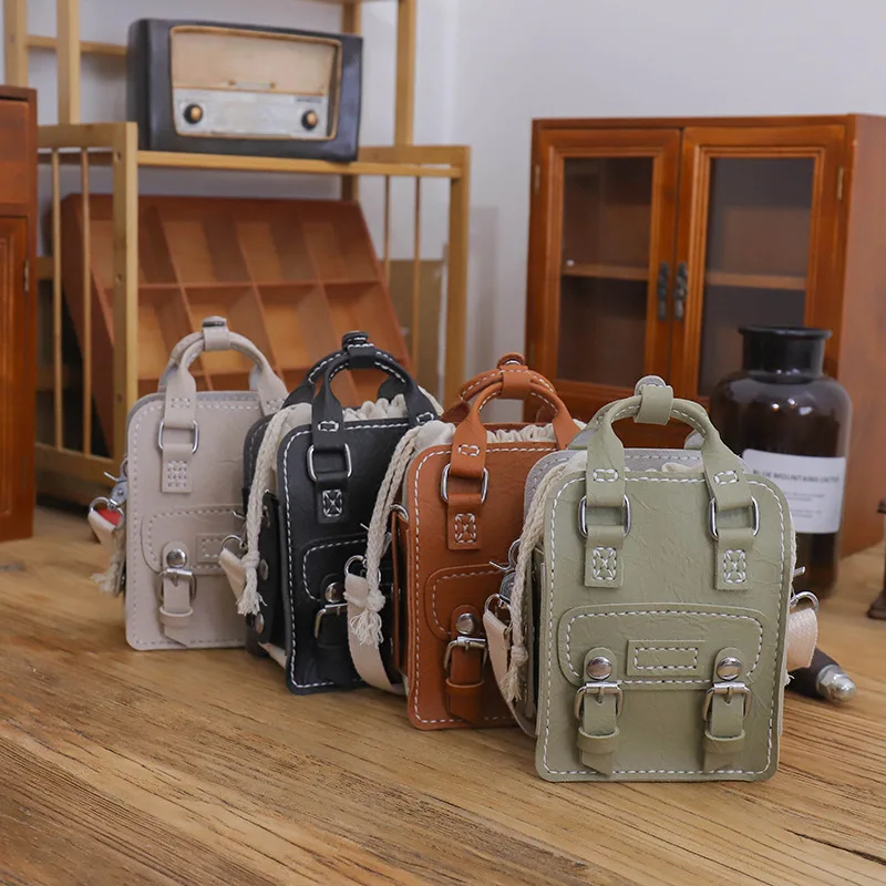 Customized DIY Handmade Messenger Bag Set Hand Stitching Sew Handle Shoulder Strap Woven Bag Material for Women