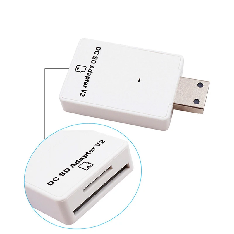 10 pcs a lot Convenient SD /TF Card Reader Adapter with CD for Sega Dreamcast Dreamshell V4.0 Game Console Accessories