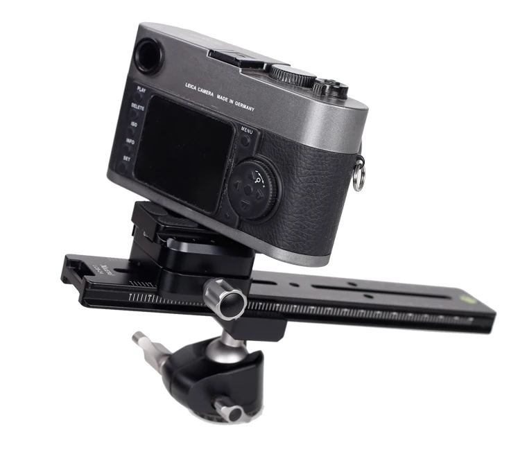 XILETU LCB-24B Verlängert Quick Release Platte Kit 240mm Nodal Rutsche Stativ Schiene Multifunktionale Universal Track Dolly Slider – Detail 7