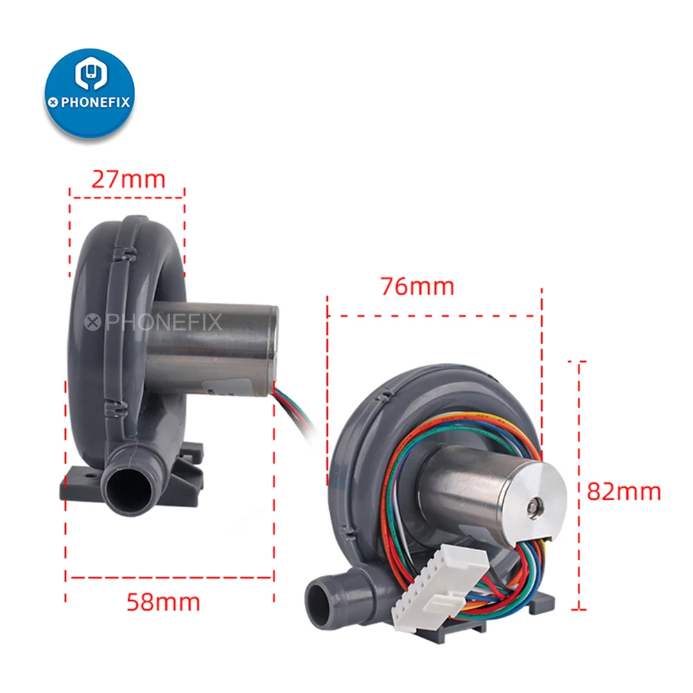 Rápida 861DW Hot Air Gun ventilador, núcleo de aquecimento, estação de retrabalho acessórios, substituição telefone Circuit Board, Repair Tool, original