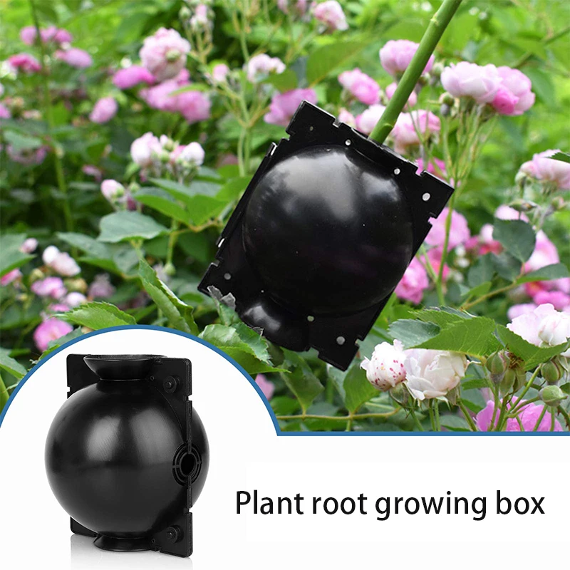 

Plants Rooting Device Reusable Garden Plant Root Growing Box Air Layering High-Pressure Propagation Cutting Rooter Sapling Ball