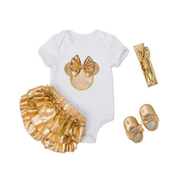 22Inch Baby Doll Clothes Quality Cotton T-Shirt Romper Suit For 55cm Silicone Bebe Reborn Doll Toys Baby Kids DIY Doll Accessory