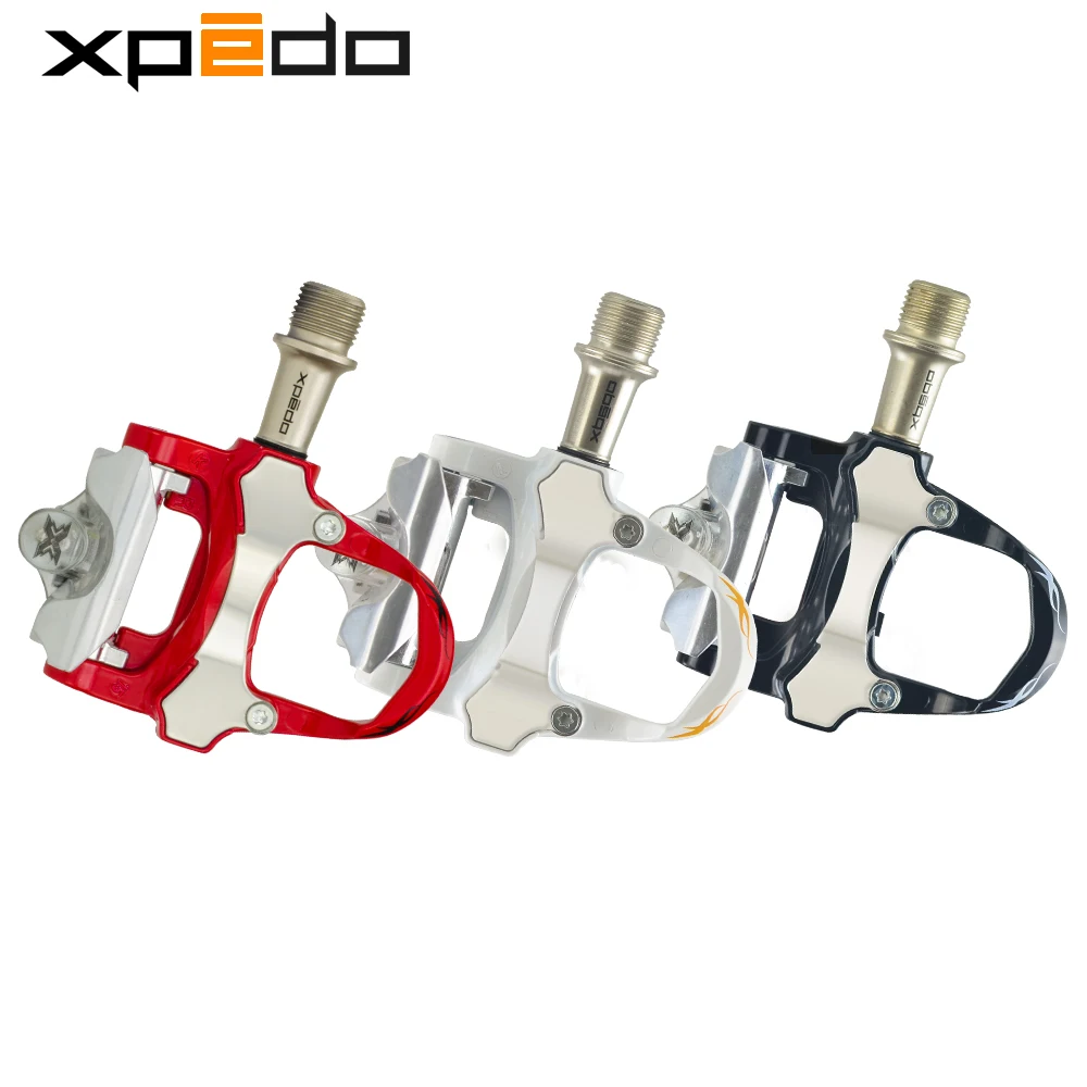 

Xpedo Wellgo XRF07MC Magnesium Alloy Body Triple Cartridge Bearings Road Bike Clipless Self Locking Bicycle Pedal Cycling Parts