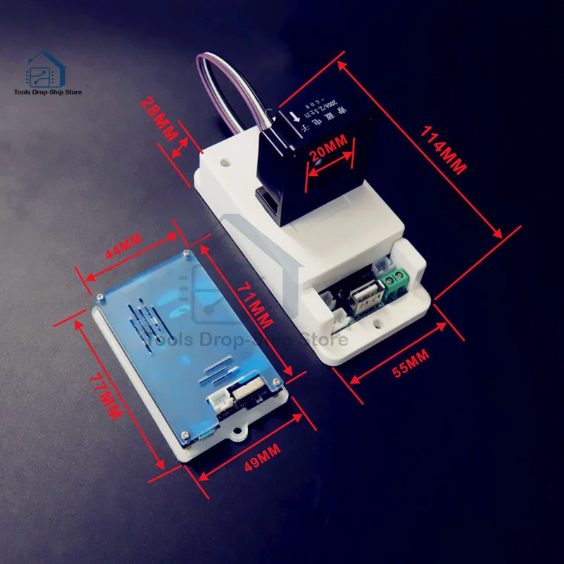 Imagem -06 - Medidor de Tensão sem Fio dc 500v 100a 200a 500a Voltímetro Amperímetro Carregamento de Bateria Solar Coulômetro Capacidade Detector de Energia Testador
