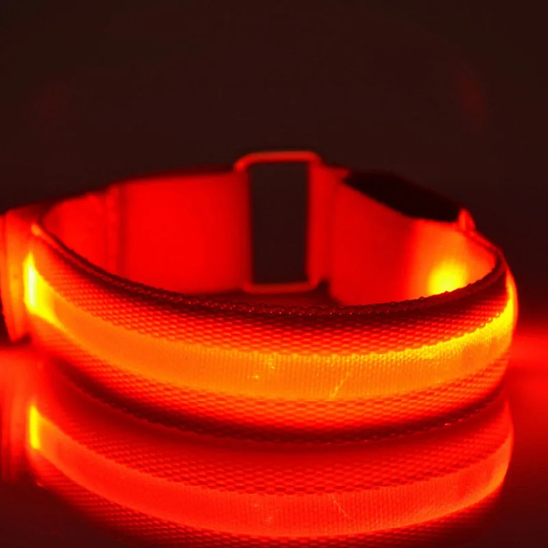 Outdoor LED Glowing Bracelets Sport Flashing Wristbands Adjustable Wrist Strap For Runners Joggers Cyclists Bike Warnning Light