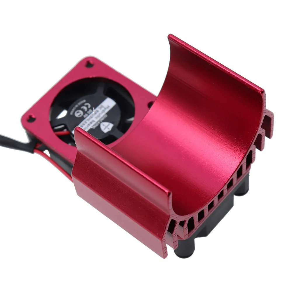 RC 1/10 Motor Radiator 540/550 Twin Cooling Fan Heat Sink With for 1:10 RC Model Car Track HSP HPI Wltoys Himoto Tamiya Heatsink