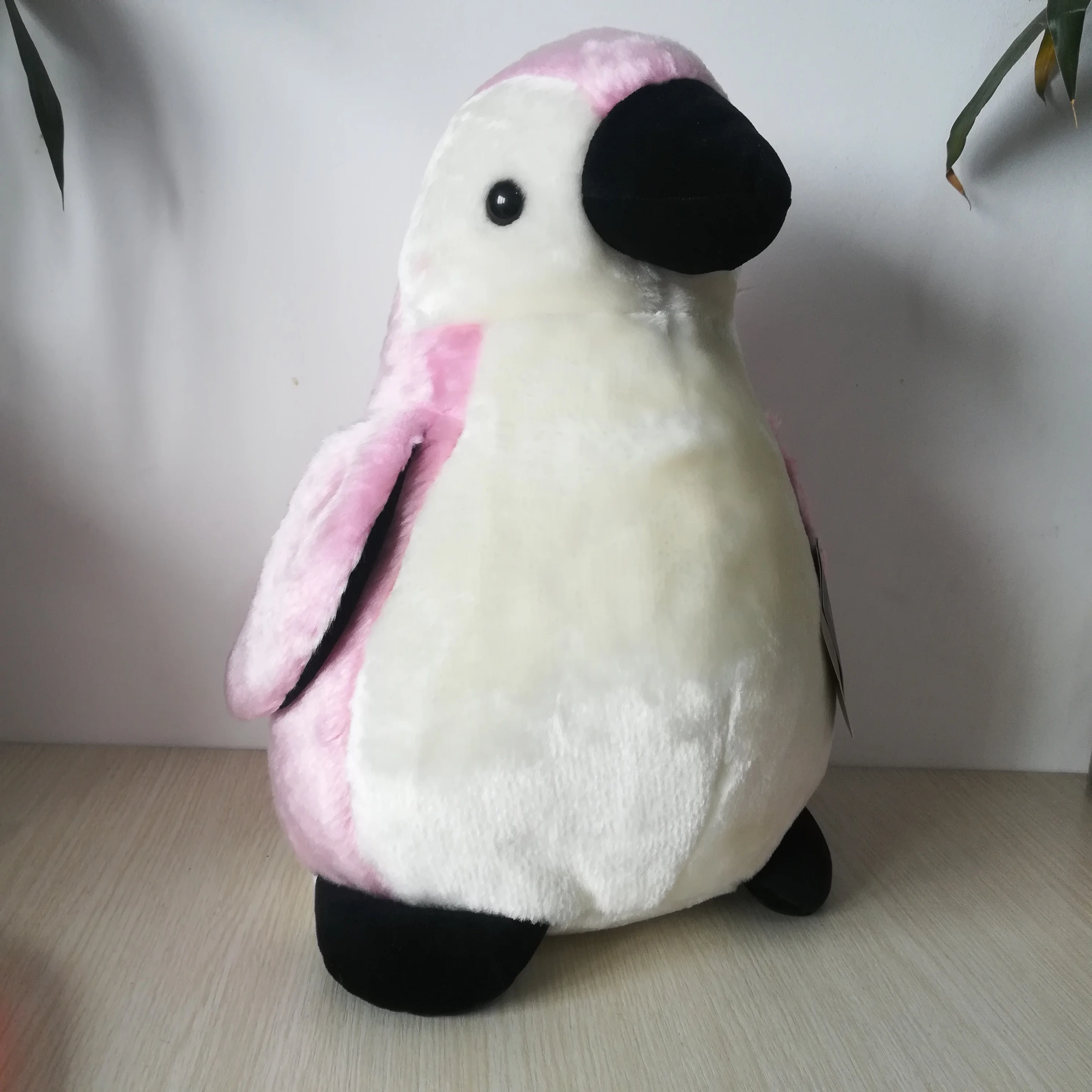 new toy About 35cm lovely pink penguin plush toy soft doll throw pillow birthday gift b2886