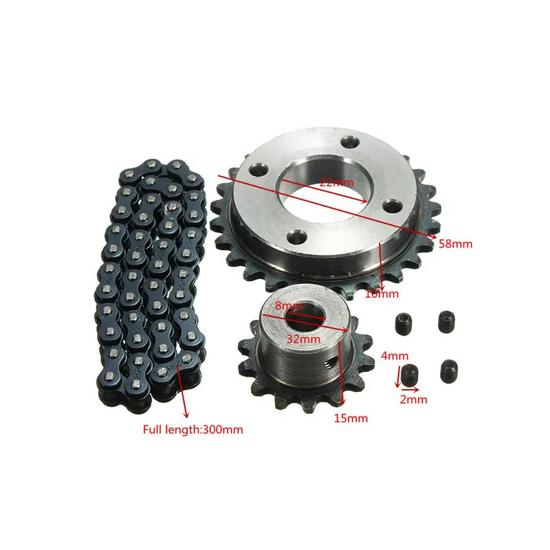 DIY Sprocket Chain Wheel for Electric Longboard 8044 Skateboard Repalcement Part Skateboard Accessories Electric Skateboard Gear