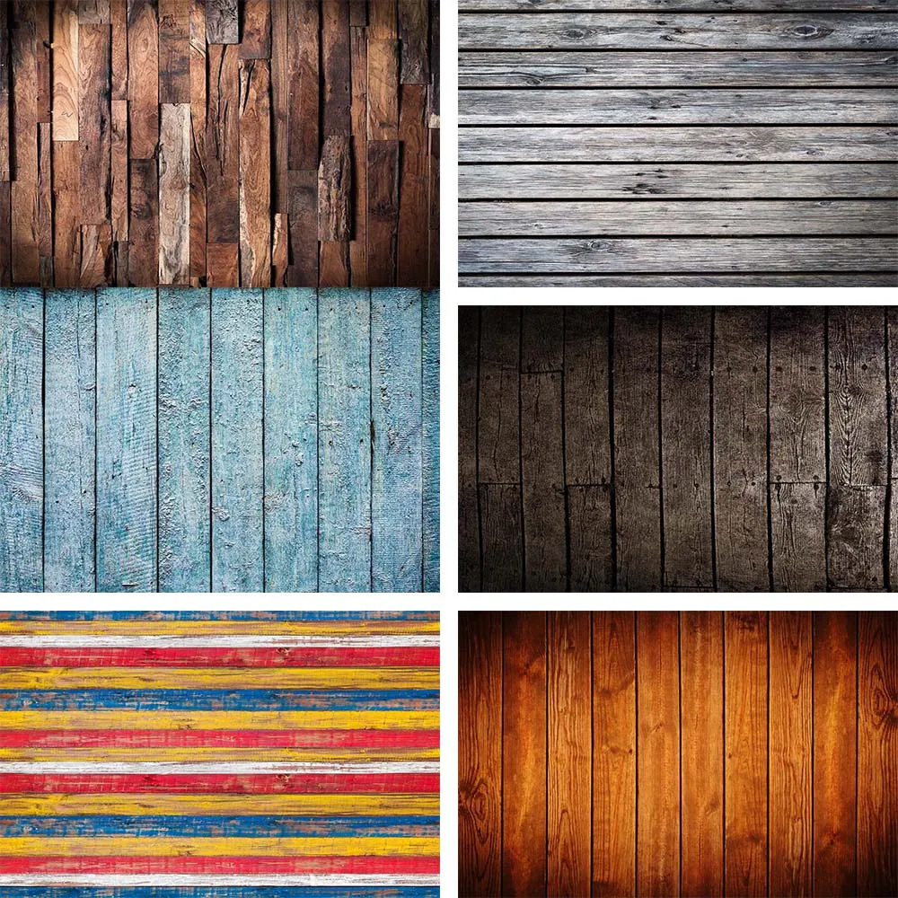 Mehofond Wooden Backdrops Vinyl Plank Texture Food Pets Fashion Wedding Baby Portrait Photography Backgrounds for Photo Studio