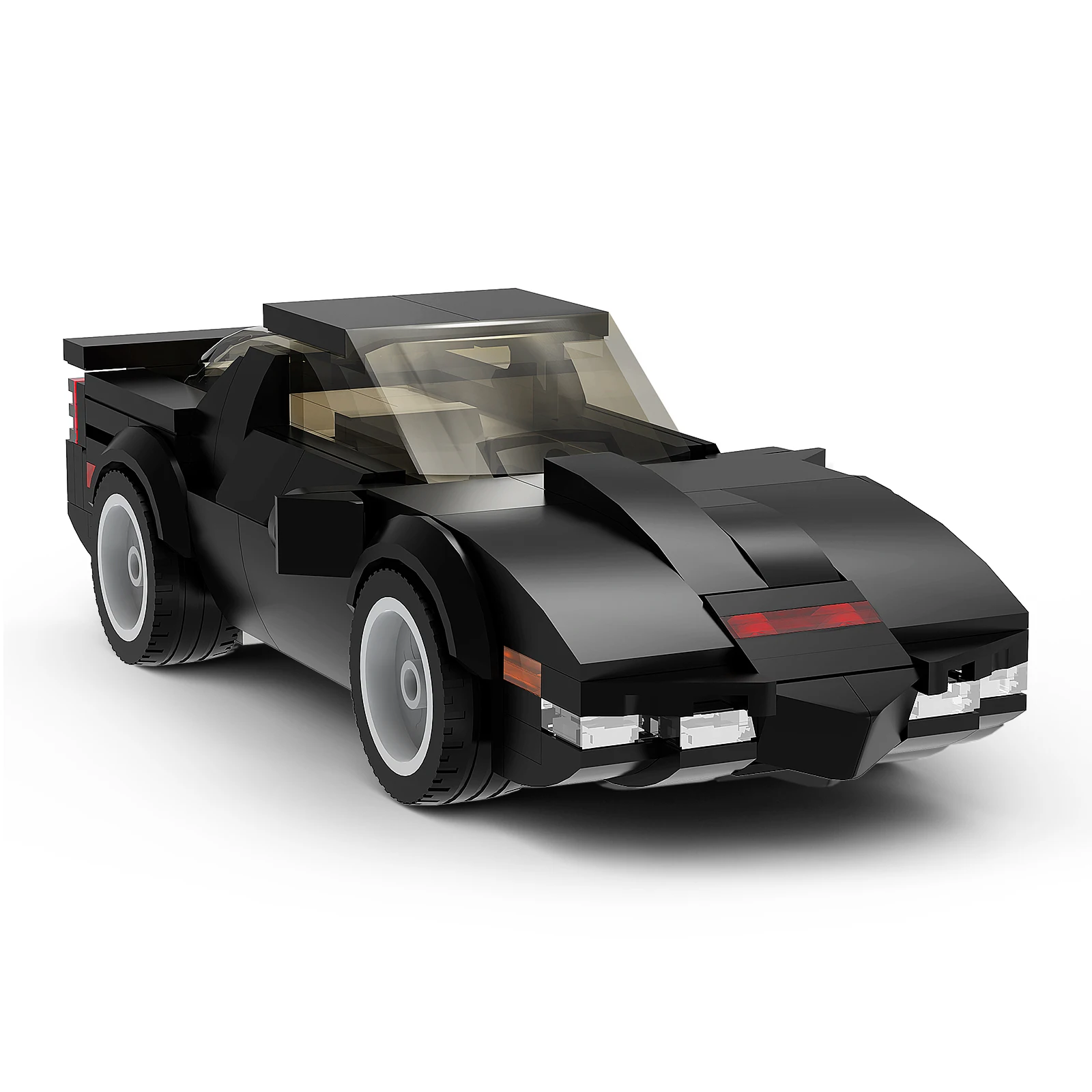 MOC City Mechanical Classic Car Knights KITT Model Toys Building Blocks Bricks Classical Racing Vehicle For Kids Gifts 203PCS