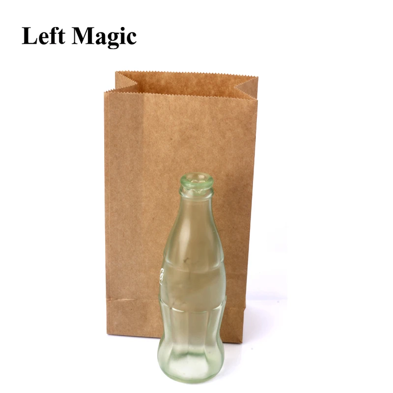 Vanishing Cole Bottle Empty Magic Tricks Coke Stage Close Up Illusions Accessories Mentalism Fun Magic Props Classic Toy Gimmick