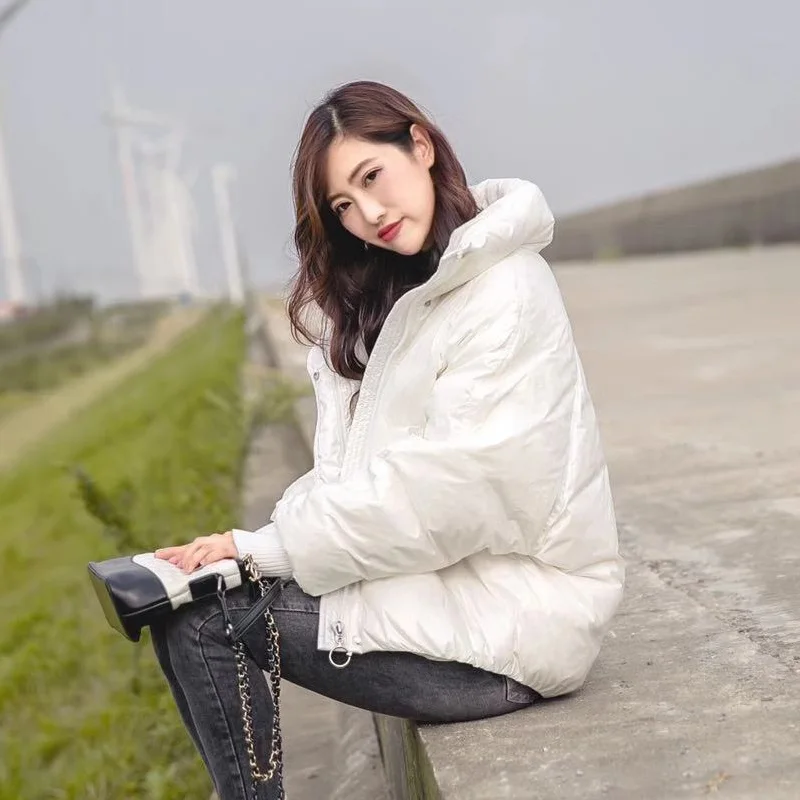 Women Winter Jacket Korean Thick Warm Duck Down Coats 2022 Fashion Solid Loose Puffer Jackets Female Outerwear