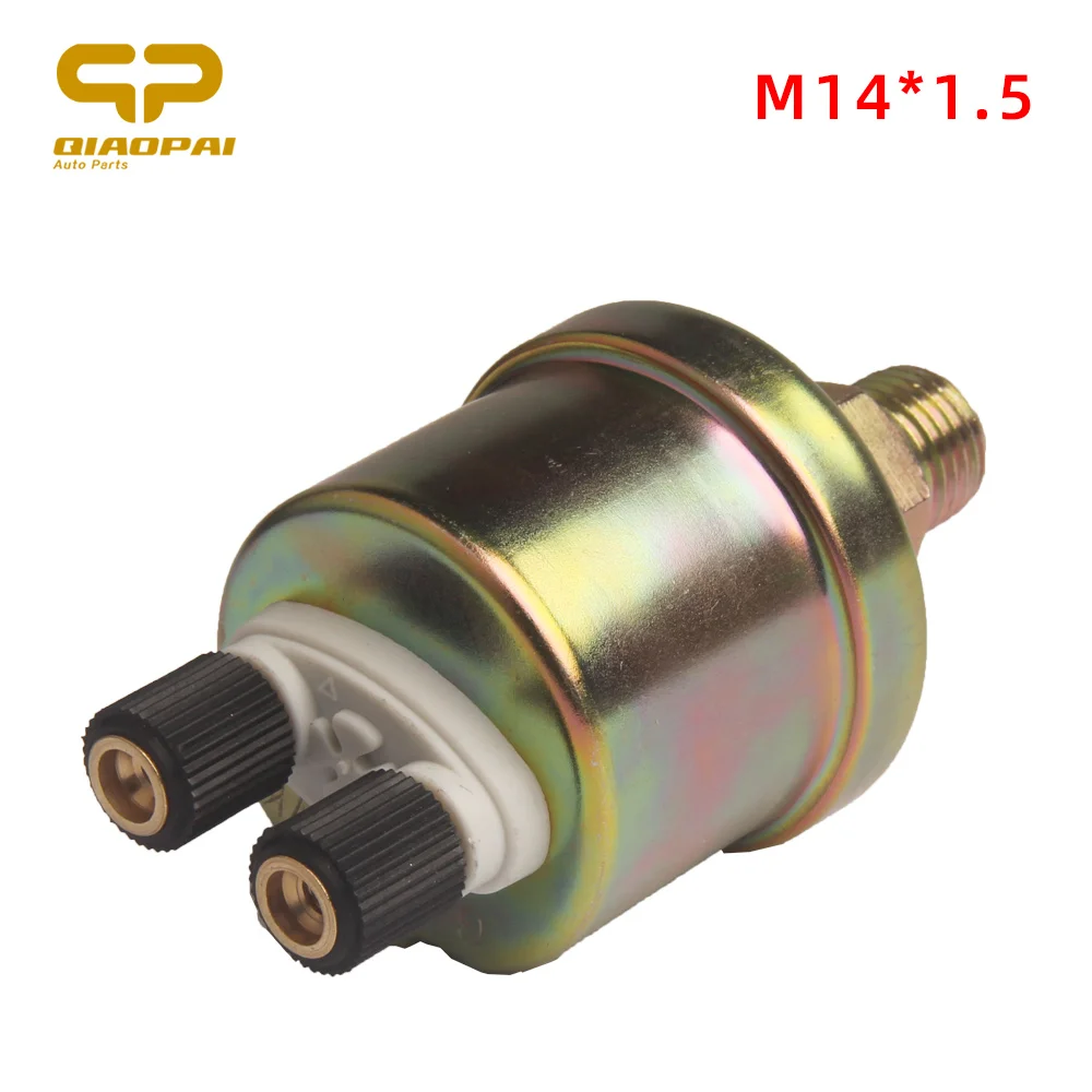 Engine Oil Pressure Sensor 0-10Bar Thread M14*1.5  Pressure Gauge Sender Diesel Generator 10mm Screw Plug Alarm For VDO