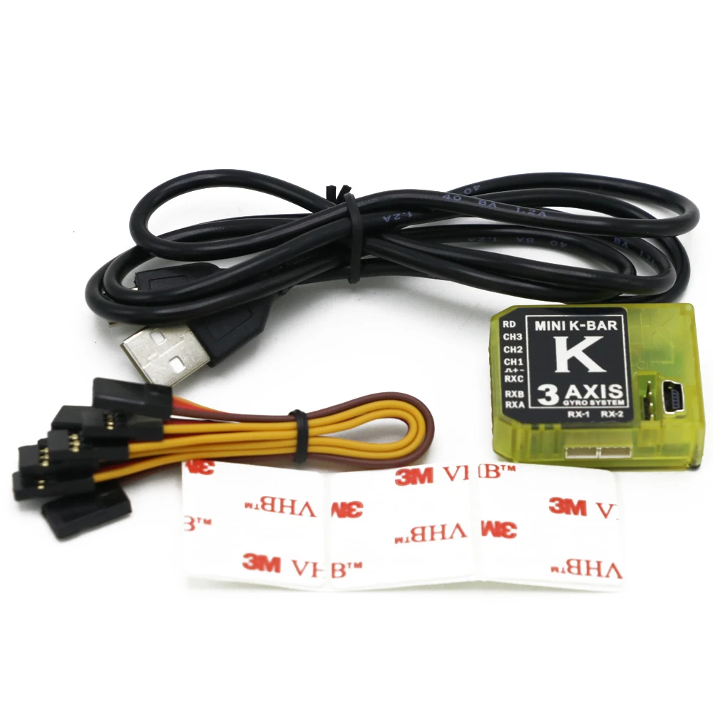 Mini K-Bar K8 3-Axis Three-Axis Flybarless Gyro V5.0 Express Software For ALIGN T-REX 450 SE/V2 500 550 600 700 RC Helicopter