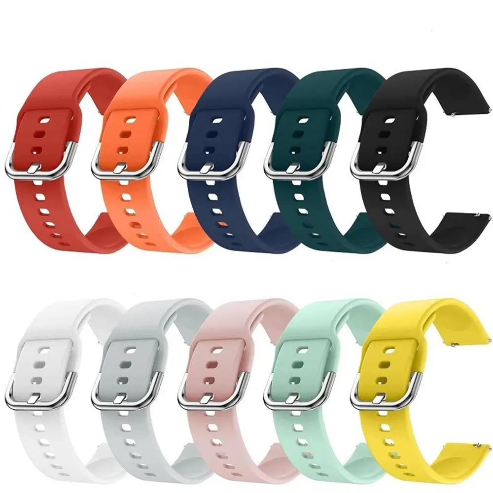 20/22mm 시계 밴드 스트랩 실리콘 슬라이딩 시계 벨트 갤럭시 관측 42/46mm 스마트 미터 슬라이딩 벨트 삼성 갤럭시