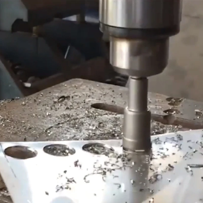 16/17/18/22MM Diametro di perforazione Testa di taglio in metallo duro Set di punte HSS Foro per taglierina in lega metallica in acciaio inossidabile per la lavorazione dei metalli