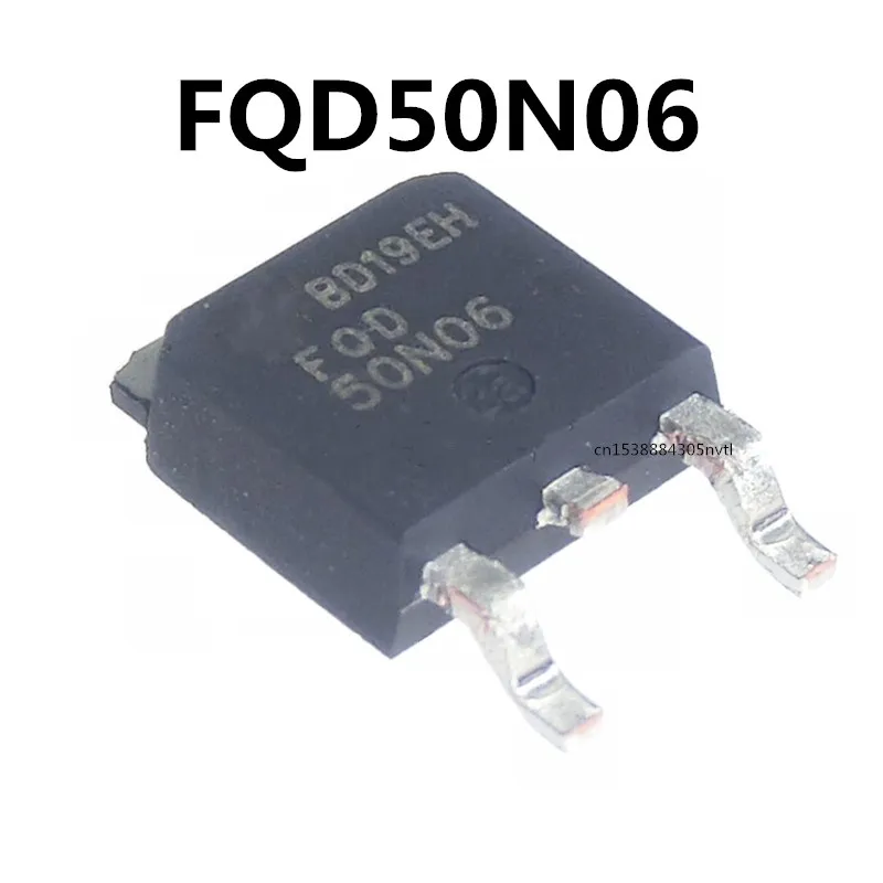Original 5Pcs/FQD50N06 50A/60V 50N06 TO-252