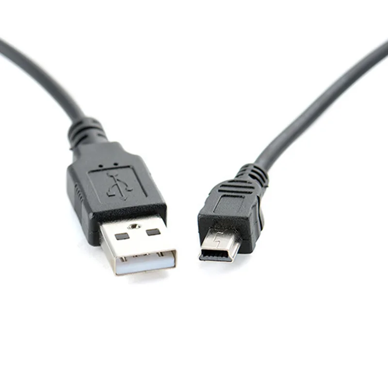 Lingable Mini USB Cable USB Type A to Mini 5Pin Charging Cable Adapter 5M for GPS Navigation driving recorder mobile phone power