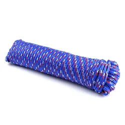 5mmx30m Braided PP Rope Polypropylene Camping Ropes Securing Equipment Cords Clothes Line Cord