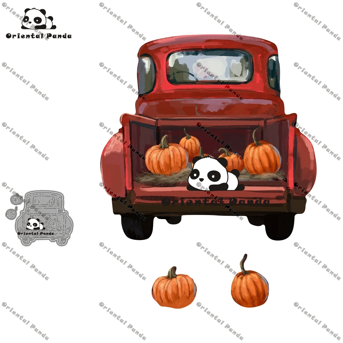 New mold 2021 Campervan metal Pick-up Truck  mold DIY mold Halloween cutting new mold 2021 metal die cuts for card dies