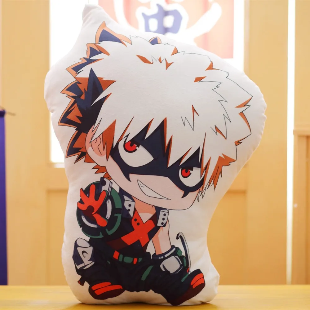 15/35/40/55Cm Mooie Anime Bakugou Katsuki Todoroki Shoto Midoriya Izuku Bolster Pluche Boku Geen hero Academia Kussen Cartoon Speelgoed