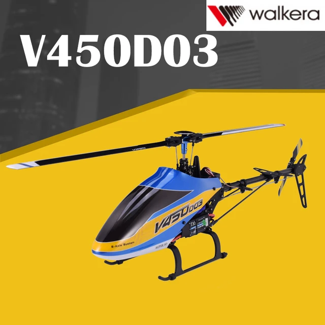 Walkera-6軸安定化システムv450d03,ヘリコプター,プロ仕様のリモートコントロール航空機,シングルブレード,新モデル450 -  AliExpress