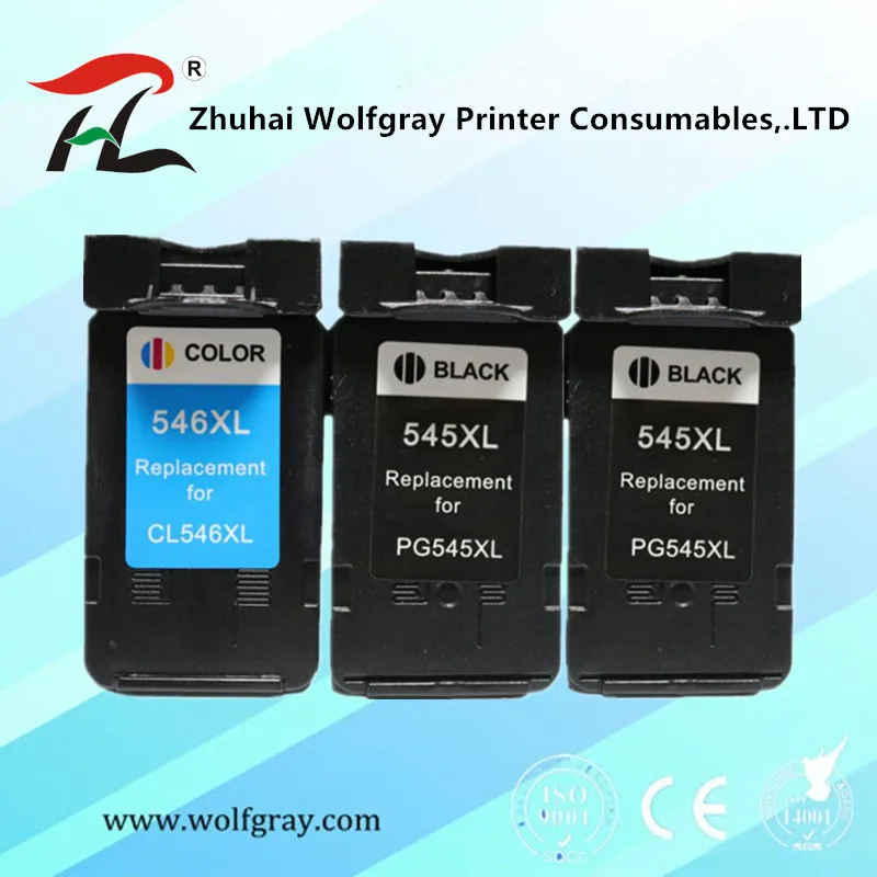 

PG545 CL546 Cartridge for Canon PG 545 CL 546 PG-545 Ink Cartridge for Pixma IP2850 MX495 MG2950 MG2550 MG2450 Printer