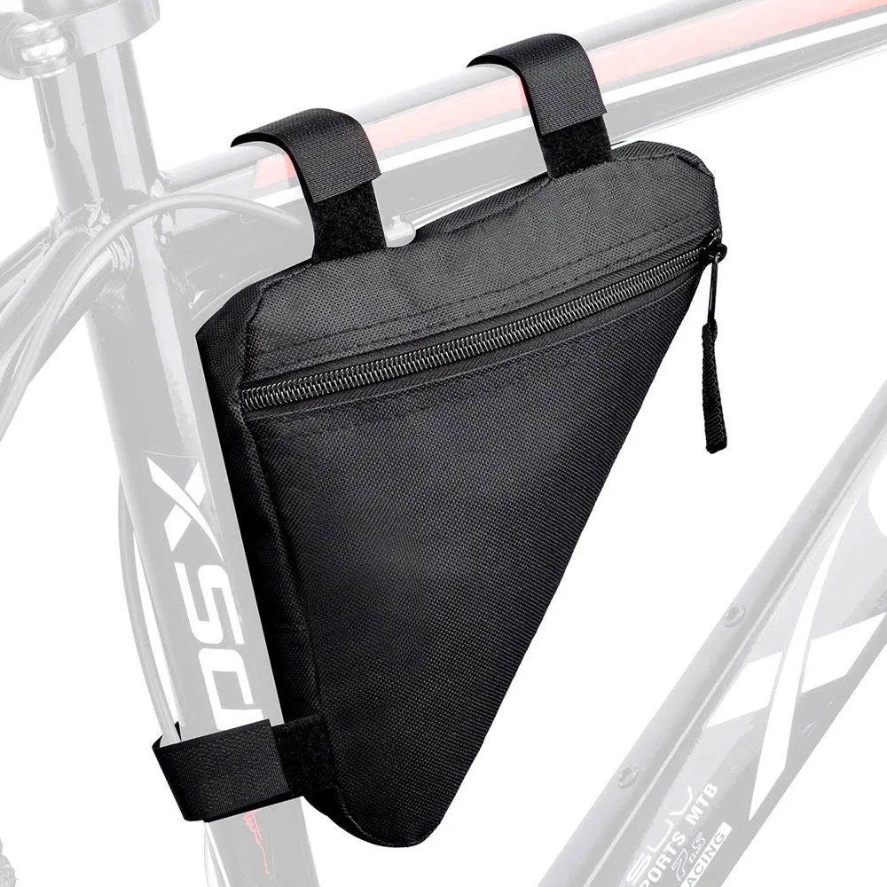 Bike Triangle Frame Bag - Bicycle Cycling Handlebar Storage Triangle Top Tube Front Pouch Saddle Bag for Road and Mountain Bike