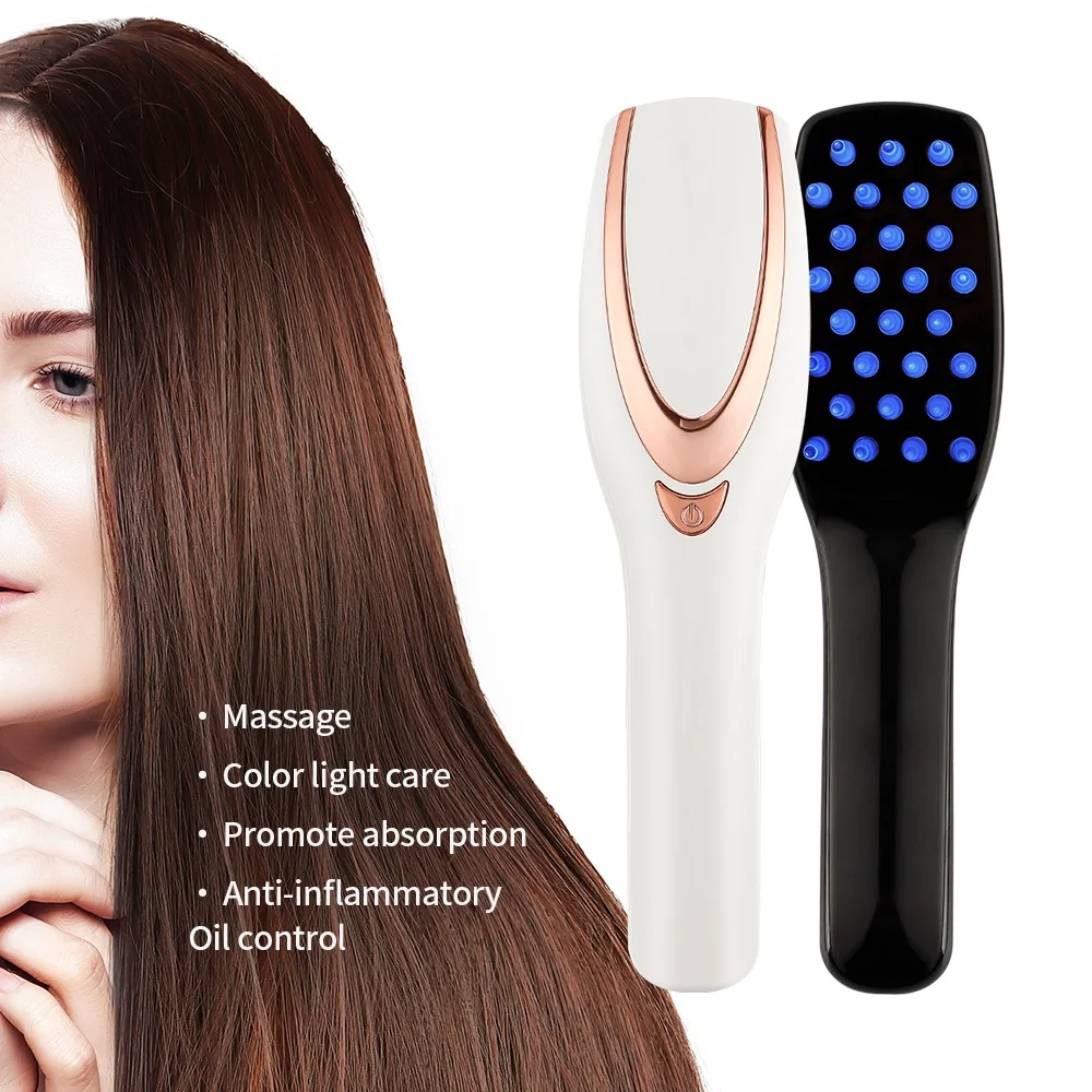 Electric Massage Comb Hair Growth Care Anti Hair Loss Hair Regrowth Treatment Vibration Head Massage Comb Scalp Massager