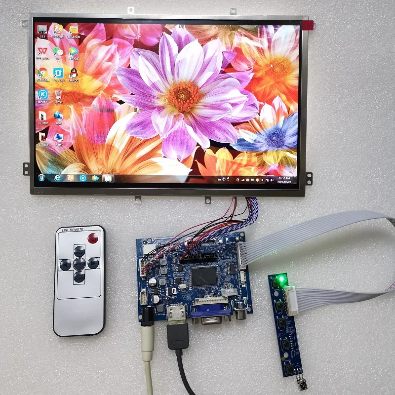 

10.1-inch 1280x800 flat panel LCD module IPS LCD screen Default landscape Raspberry PI Game case Windows Laptop panel HD VGA AV