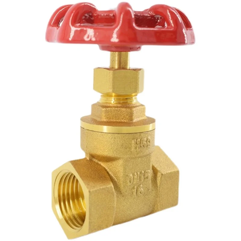 1PC DN15,20,25,32,40,50full copper wire buckle tap valve dn152025 heating pipe switch total valve thickened