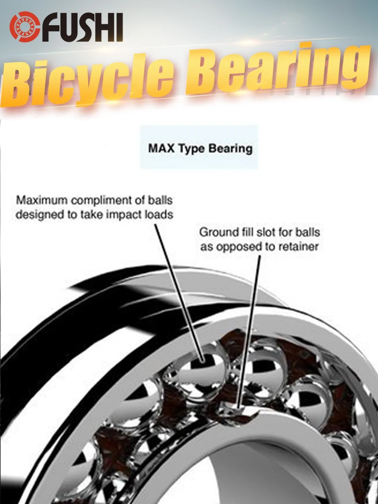 AliExpress FUSHI 7900-2RS 7901-2RS 7902-2RS 7903-2RS MAX Bearing 1PC Full Balls Bicycle Frame Pivot Repair Parts RSV Ball Bearings